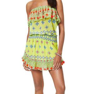 Ramy Brook Mira Strapless Printed Cover Up Dress -BRAND NEW WITH TAGS